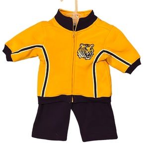 NWT LSU Jumpsuit - 3 Piece Set 0-3 Months - Unisex